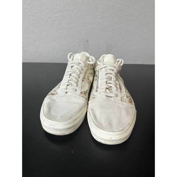 Vans Old Skool Vintage Floral Men 9.5 Women 11 Skater Sneaker Suede Skateboard - Picture 11 of 11